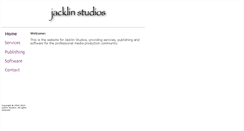 Desktop Screenshot of jacklinstudios.com